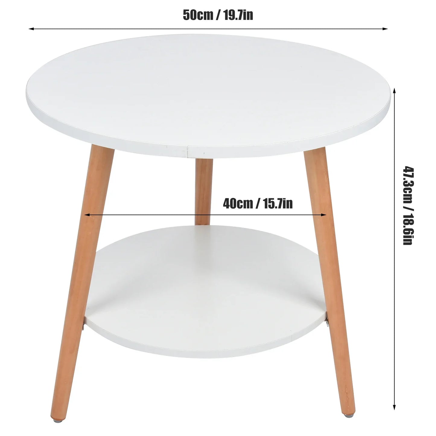 Stylish Compact Storage Side Table - Image 4
