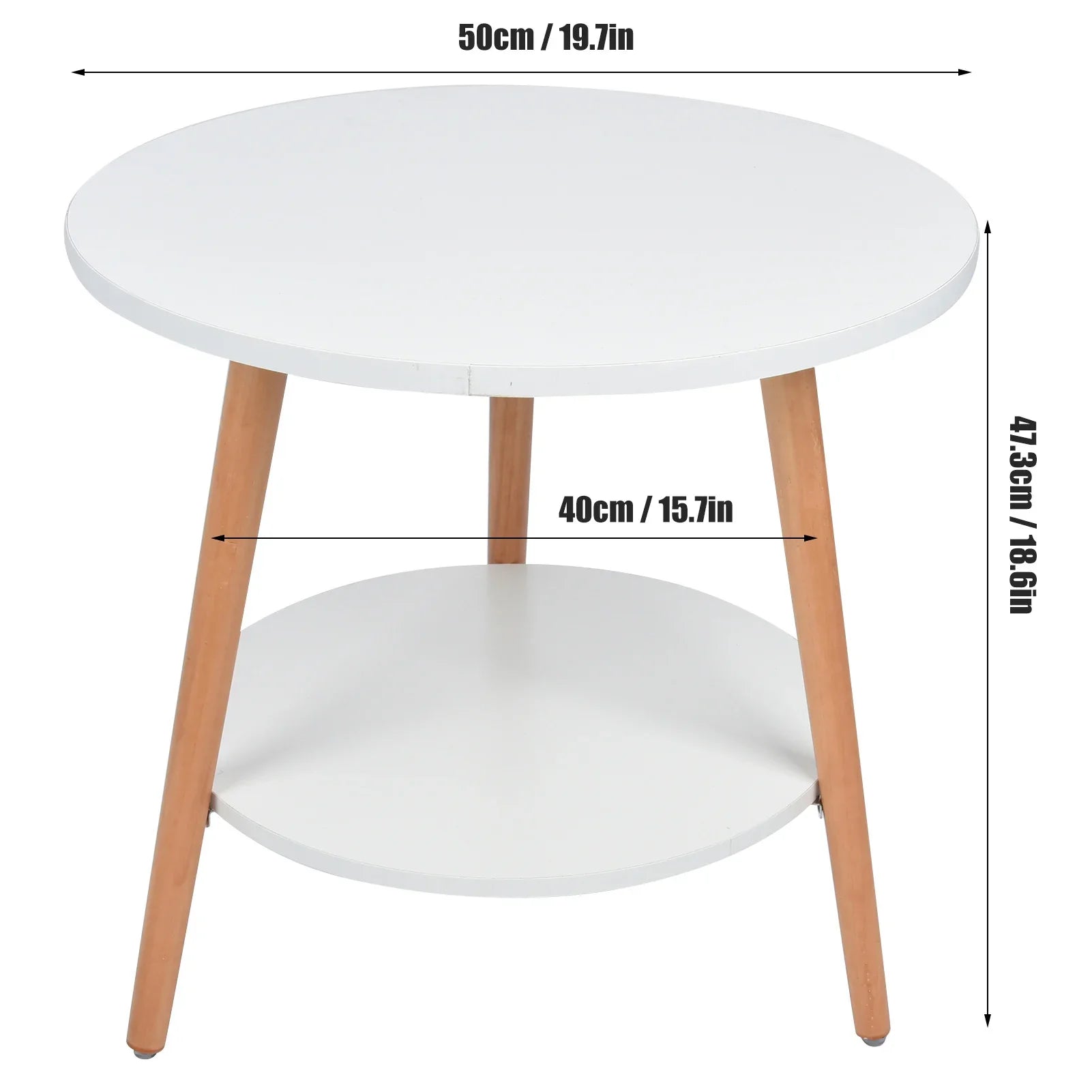 Stylish Compact Storage Side Table - Image 4