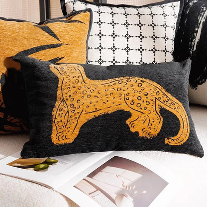 Luxurious Embroidered Horse Print Cushion - Image 11
