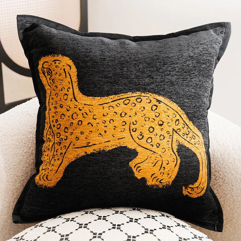 Luxurious Embroidered Horse Print Cushion - Image 13