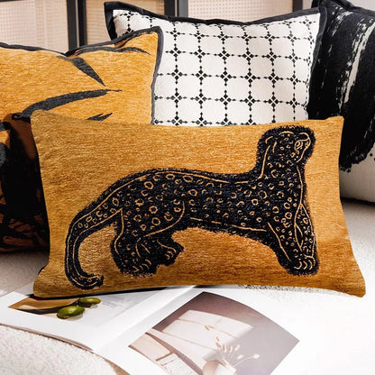 Luxurious Embroidered Horse Print Cushion - Image 14