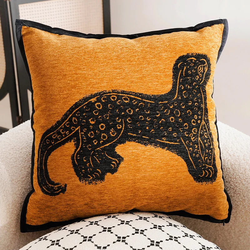 Luxurious Embroidered Horse Print Cushion - Image 16