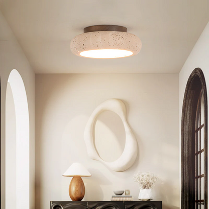 Retro Travertine Ceiling Light for Stylish Interiors - Image 1
